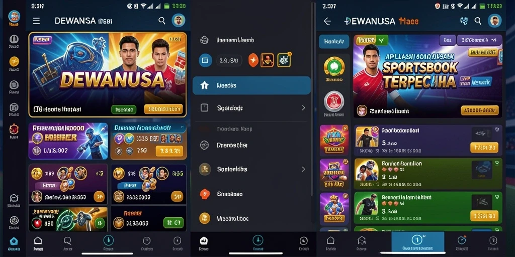 Screenshot DEWANUSA menampilkan pengalaman taruhan yang menarik dan interaktif.