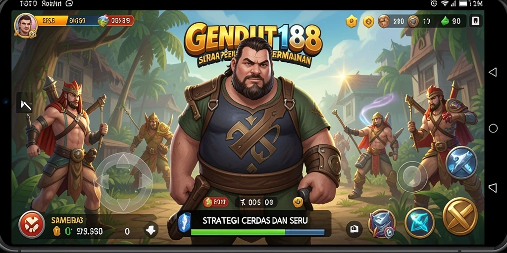 Screenshot gameplay GENDUT188 menampilkan strategi mendetail dan serunya pertarungan.