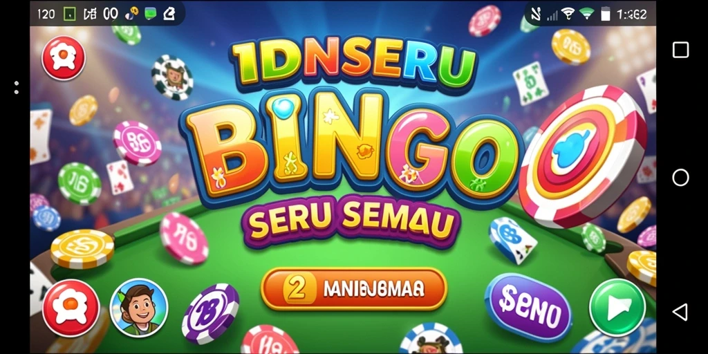 Screenshot gameplay IDNSERU menunjukkan suasana seru permainan Bingo.