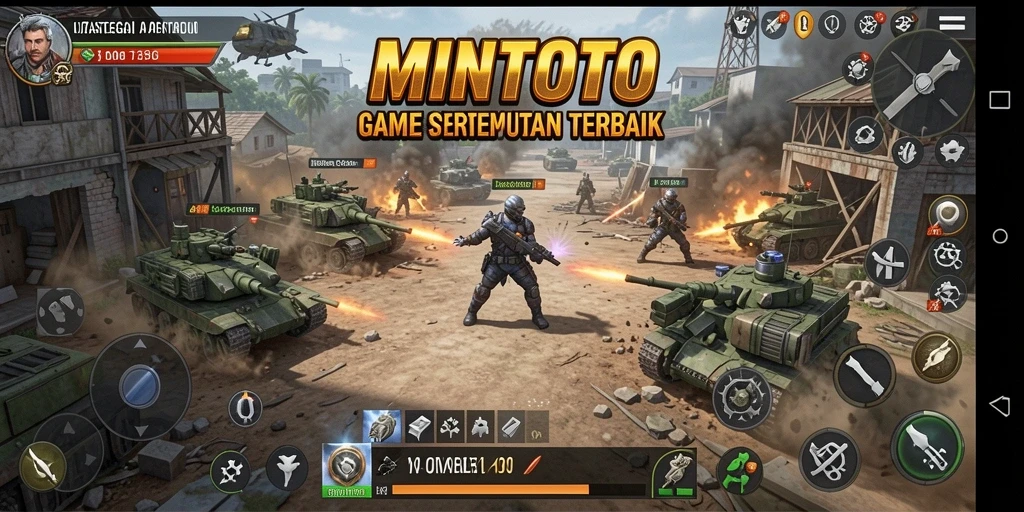 Tampilan utama gameplay MINTOTO yang mendebarkan.