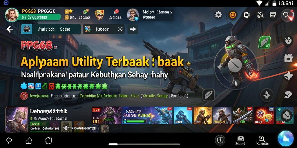 Tampilan intuitif PGG68 dengan fitur utilitas unggulan.