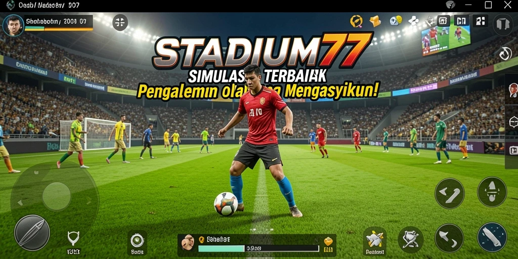 Tampilan gameplay STADIUM77 yang mendebarkan dan realistis.