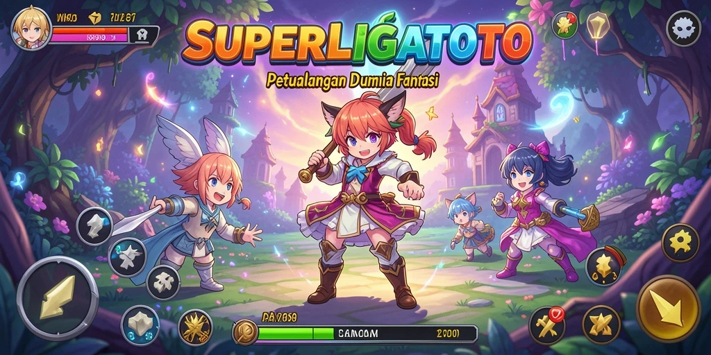 Tangkapan layar SUPERLIGATOTO menampilkan aksi mendebarkan dalam pertempuran anime.