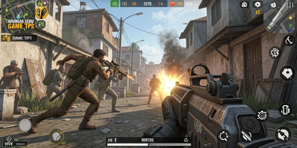 Tampilan gameplay WIN199 yang dinamis dan penuh aksi.